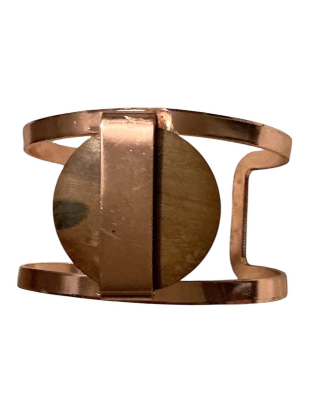 Rose Gold Geometric Cuff Bracelet
